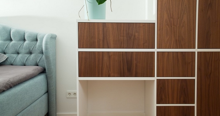 Decoración con muebles de líneas rectas