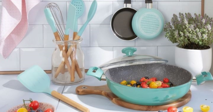 Colección de artículos de cocina de diseño vintage de Lidl