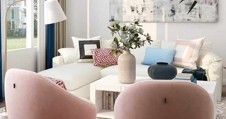 6 ventajas de la decoración con muebles de color claro