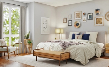 Siete dormitorios acogedores con una decoración primaveral