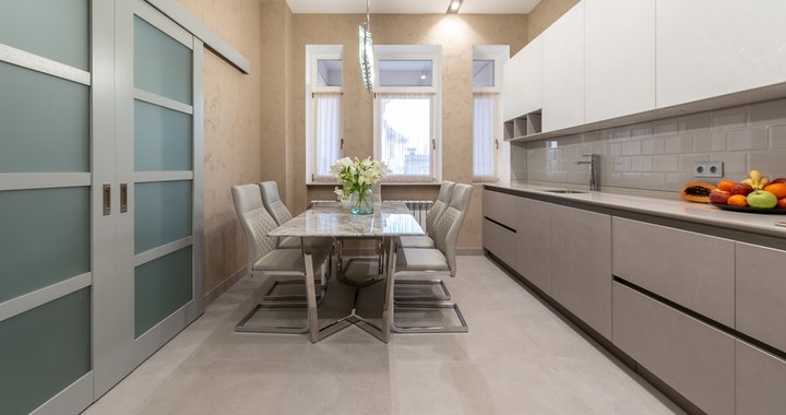 Selección de muebles de cocina sin tiradores
