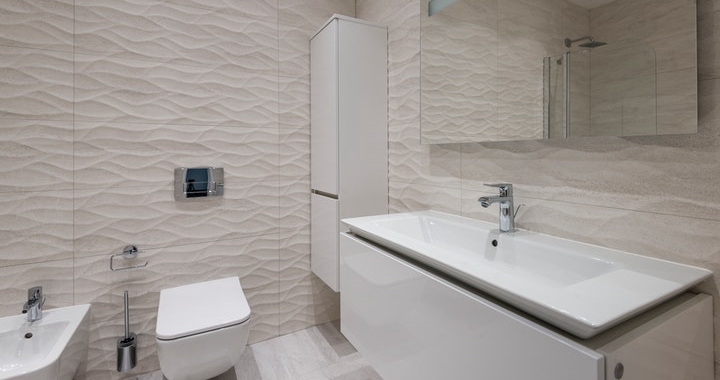 7 colores de moda en muebles de baño